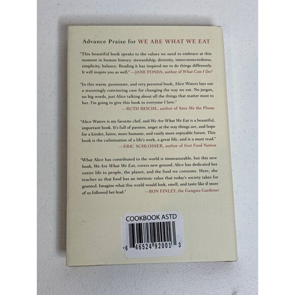 We Are What We Eat Meals Slow Cooking Methods Diet Nutrition Book Alice Waters - Picture 5 of 5